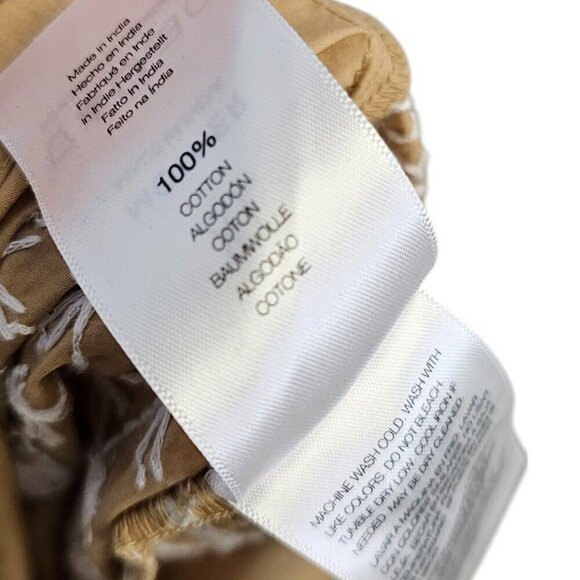 MOTHER More Is More Sleeveless, Embroidered Tie Front Cotton Maxi Dress, XL, NWT - Picture 5 of 11